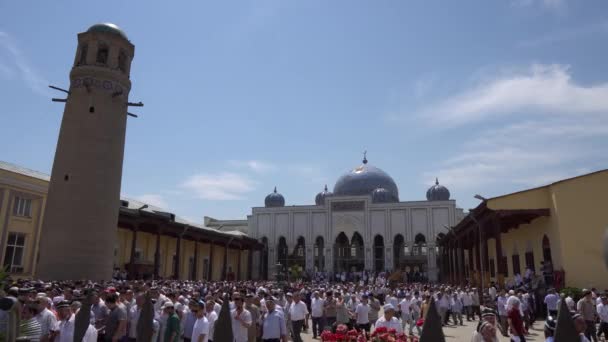 Mezquita Central de Khujand 80 — Vídeo de stock