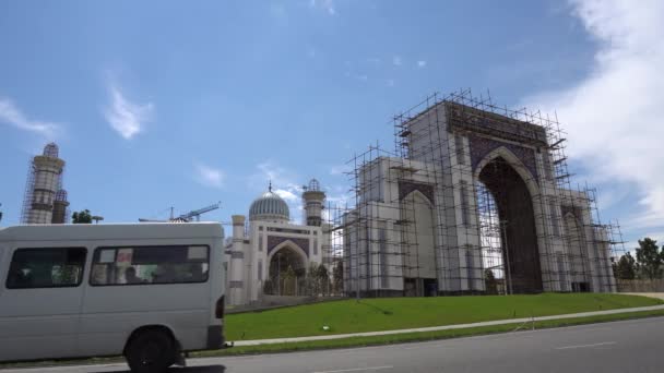 Mesquita de Dushanbe do Tajiquistão 139 — Vídeo de Stock