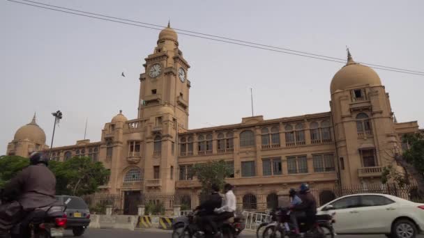 Budova firmy Karachi Municipal Corporation Building 48 — Stock video