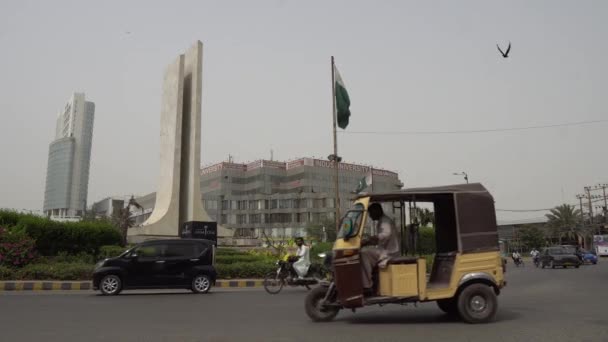 Karachi do Talwar monument 67 — Stockvideo