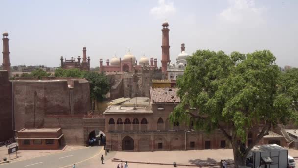 Lahore Fort Ansicht 101 — Stockvideo