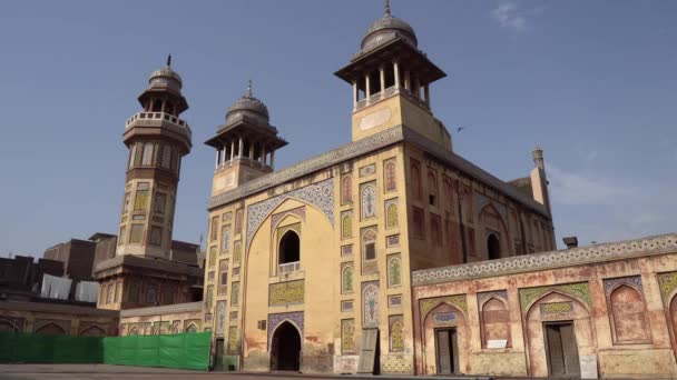 Lahore Wazir Khan Mosque 106 — Wideo stockowe
