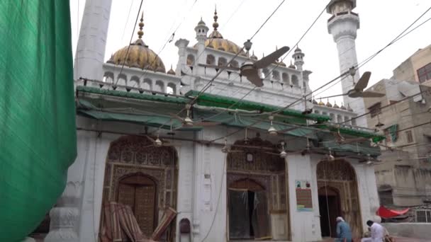 Lahore sunehri masjid Moschee 105 — Stockvideo