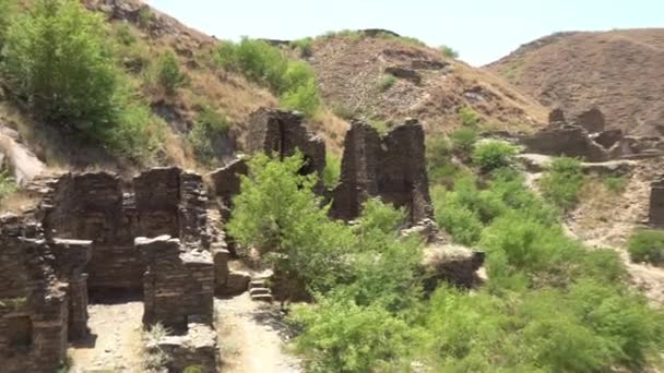 Mardan Takht-i-Bahi Throne of the water spring 140 — Stock Video