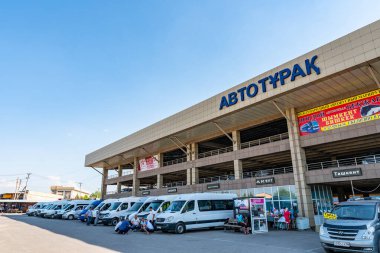 Shymkent Bus Terminal 29 clipart