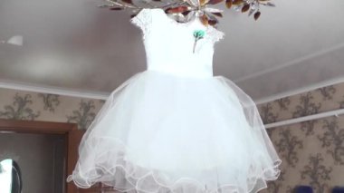 kompozisyon - gelinlik bir gri mavi duvar dekor ve aksesuar