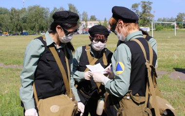 Hemşire kız sıhhi rekabet