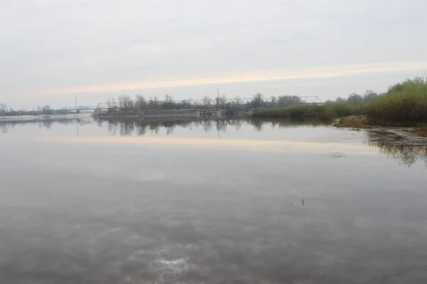 Flusslandschaftswasser — Stockfoto