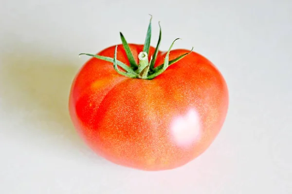 Ντομάτα σε λευκό φόντο — Φωτογραφία Αρχείου