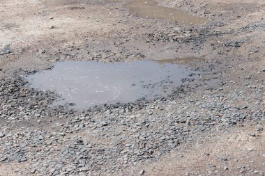 Kirli su birikintisi yaz kirli toprak koruyucusu