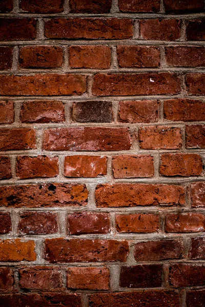 Viejo Muro Ladrillo Rojo — Foto de Stock