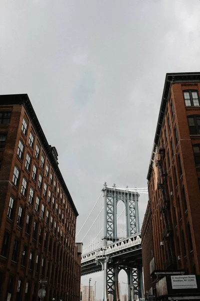 纽约布鲁克林桥 Brooklyn Bridge — 图库照片