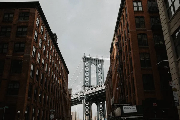 Ponte Brooklyn Cidade Nova Iorque — Fotografia de Stock