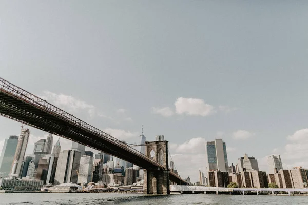 Ponte Brooklyn New York All Alba — Foto Stock