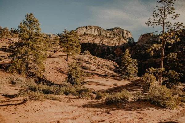 Vue Sur Canyon Red Rock Aux États Unis — Photo