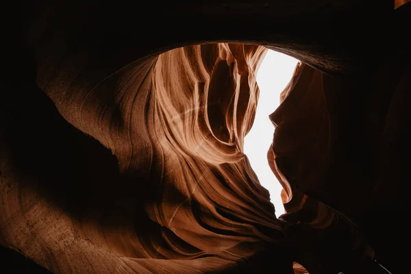 Levande Färger Eroderad Sandsten Vaggar Canyon Usa Röd Rock Våg — Stockfoto