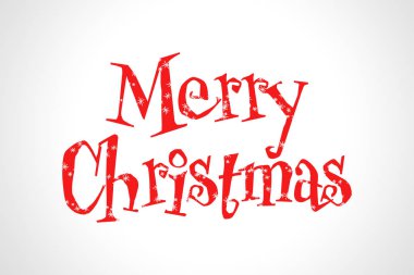 Neşeli Noel tebrik kartı tasarım şablonu düzeni beyaz arka plan üzerinde.