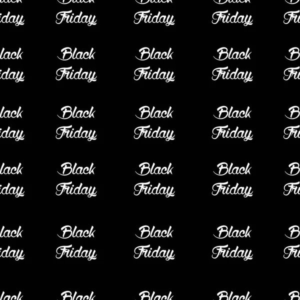 Seamless Pattern Black Friday Text Black Friday Sale Background — Stock Photo, Image
