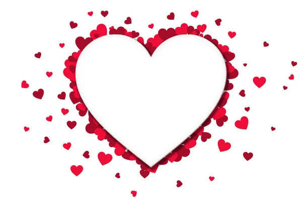 Fondo San Valentín Con Corazón Tarjeta Amor San Valentín —  Fotos de Stock