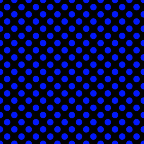 Modèle sans couture pois, point, motif, fond, noir, grille, bleu, sans couture, pois, impression, répéter, vêtements, conception, papier peint — Photo