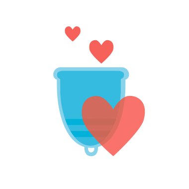 Menstrüel kupa kalp