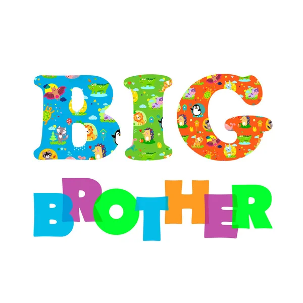 Bigbrotext Stock Vektory