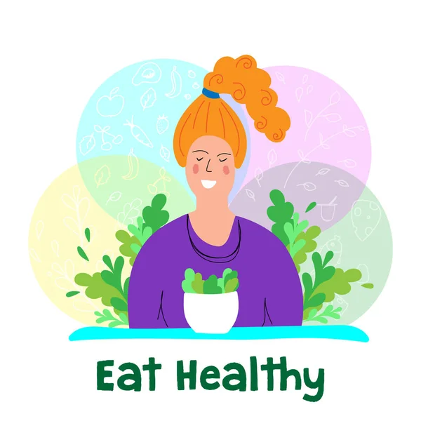 Healthy Eating Diet-02 — Stock Vector