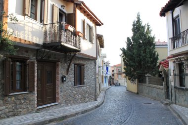 Bir sokak Xanthi, Yunanistan