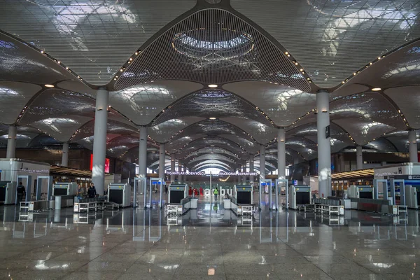 Istanbul Turkey November 2018 New Istanbul Airport Terminal Third Istanbul — Stock Photo, Image