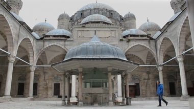 Şehzade Camii 16 yüzyıl, eski Osmanlı Türk mimarisi. Mimar Sinan (Mimar Sinan) veya Mimar Koca Sinan (büyük Mimar Sinan) Fatih İlçesi, Istanbul Türkiye