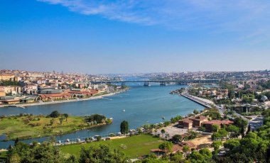 Haliç panoramik görünümünden Haliç, Pierre Loti Tepesi, Istanbul, Türkiye