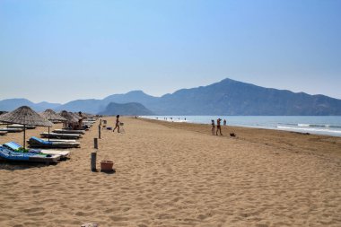 Dalyan, Mugla / Türkiye - 7 Temmuz 2013: Iztuzu (Caretta Caretta) Plajı