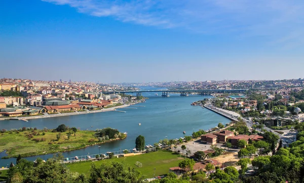 Haliç panoramik görünümünden Haliç, Pierre Loti Tepesi, Istanbul, Türkiye