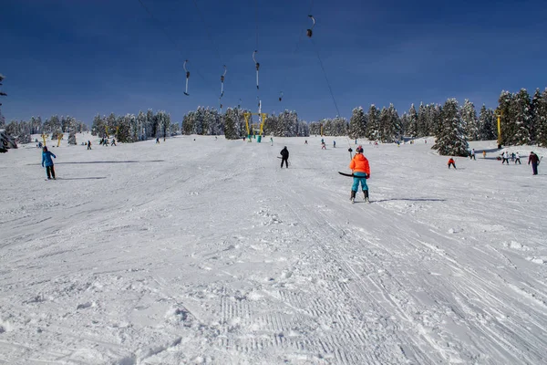 Uludag Bursa Turkey January 2019 Uludag Ski Resort Hotels Area — Stock Photo, Image