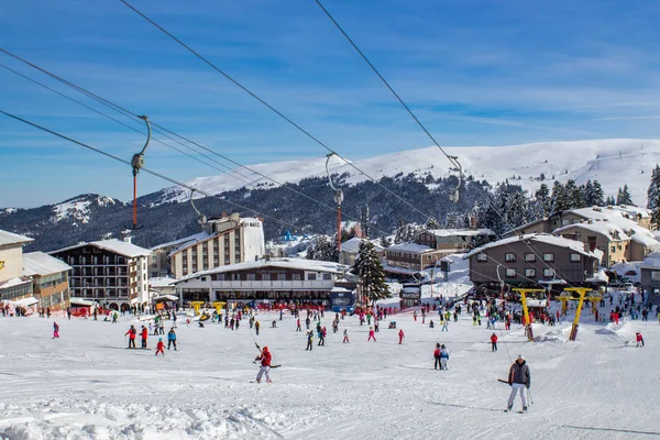 Uludağ, Bursa / Türkiye - 22 Ocak 2019: Uludağ Ski Resort otel alan-1