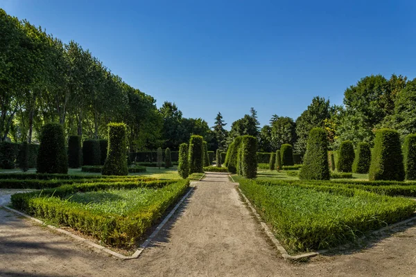 Jardin Arbres Traditionnels Ornementaux Français — Photo