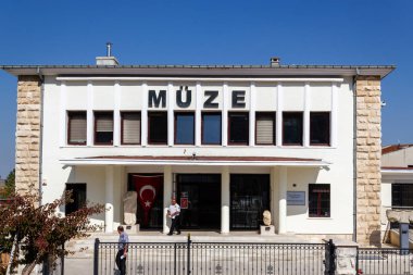 Edirne / Türkiye - 02 Ekim 2019: Edirne şehir müzesi dış görünüş