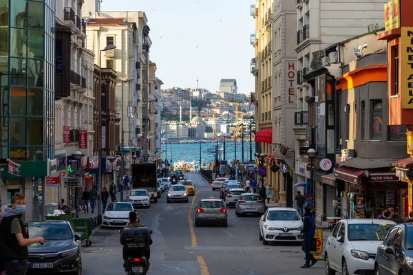 Eminonu Istanbul Turchia Giugno 2020 Sirkeci Ankara Street View — Foto Stock