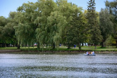 Toronto Adası, üzerinde / Kanada - 09/03/2018: parkta bir görünümünü