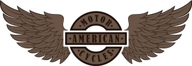 Motorcu amblemi. Bisikletçinin kulüp