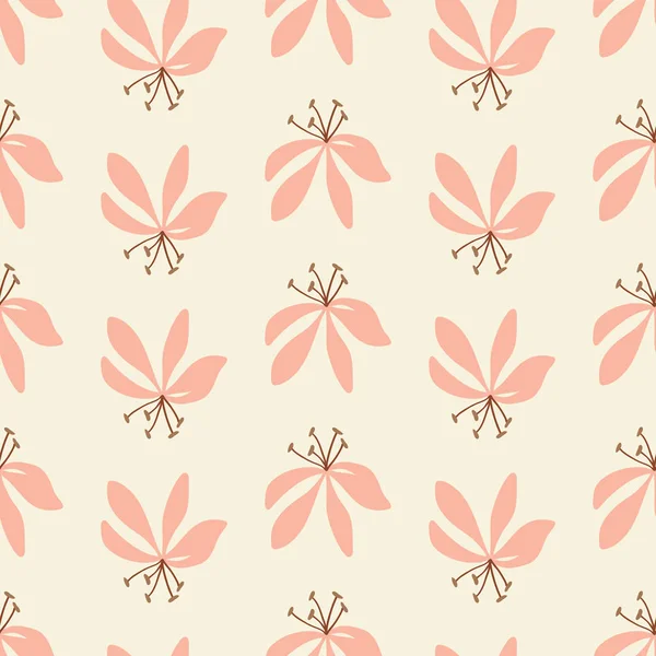 Vektör küçük çiçeklerle sorunsuz desen tekrar .