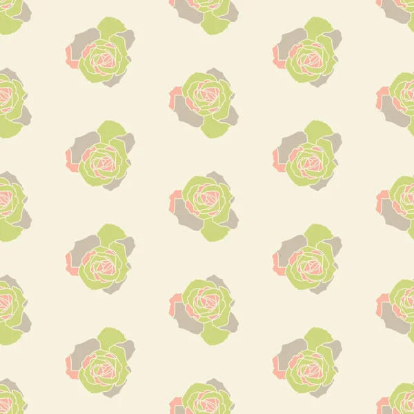 Vektör tekrar dikişsiz desen güller ile.