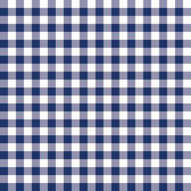 Mavi ve beyaz ekose vektör arka plan. Kesintisiz yinelenmiş damalı desen.