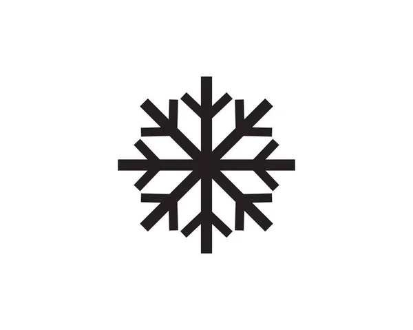 Sneeuwvlokken Logo Template — Stockvector