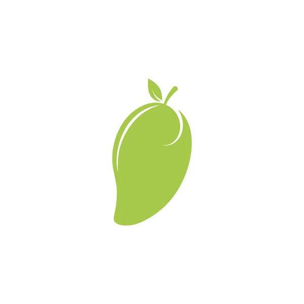 Μάνγκο σε επίπεδο στυλ. Λογότυπο διανύσματος μάνγκο — Διανυσματικό Αρχείο