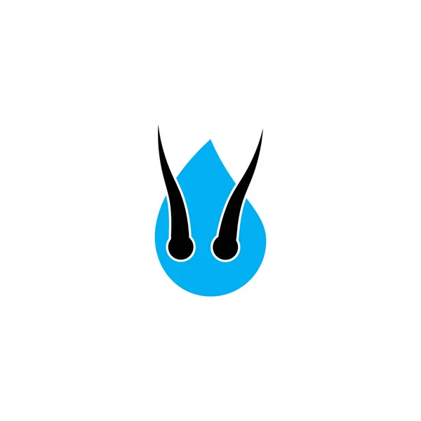 Pictograma Păr Vector Design Ilustrații Șablon Logo — Vector de stoc