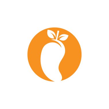 Mango vektör logosu simge vektör şablonu