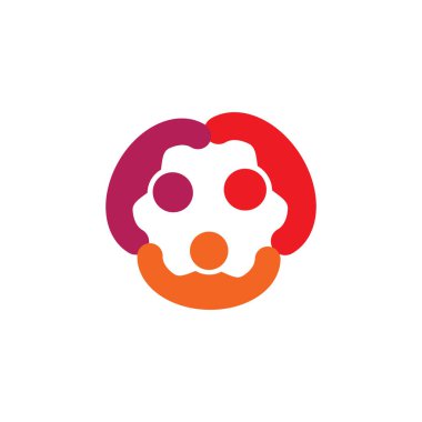 Evlat Edinme ve Toplum Bakımı Logo şablonu vektör simgesi