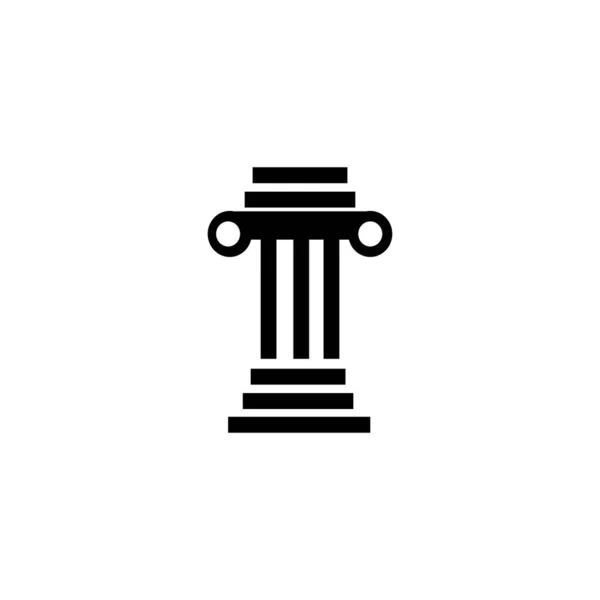 Στήλη Λογότυπο Πρότυπο Διανυσματική Απεικόνιση — Διανυσματικό Αρχείο