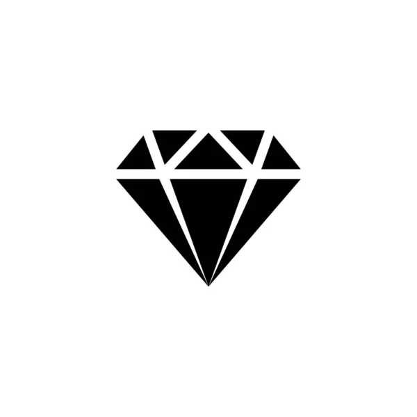 ダイヤモンドロゴテンプレートベクトルアイコンイラストデザイン — ストックベクタ